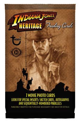 2008 Topps Indiana Jones Heritage Checklist, Trading Cards Details